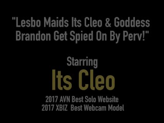 Lesbo Maids Its Cleo & Deity Brandon Succeed In Spied Mainly Away From Perv!